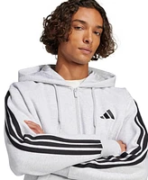 adidas Men's Essentials 3-Stripes Fleece Hoodie