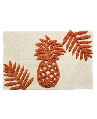 Tommy Bahama Home Batik Pineapple Cotton Tufted Bath Rug, 20" x 30"