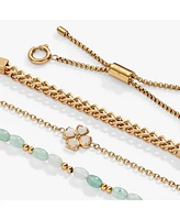 Four Leaf Clover Stranded Bracelet Set