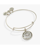 Alex and Ani Star Of David Crystal Charm Bangle Bracelet