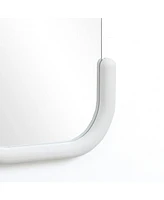 LuxenHome White C-Frame Accent and Vanity Wall Mirror