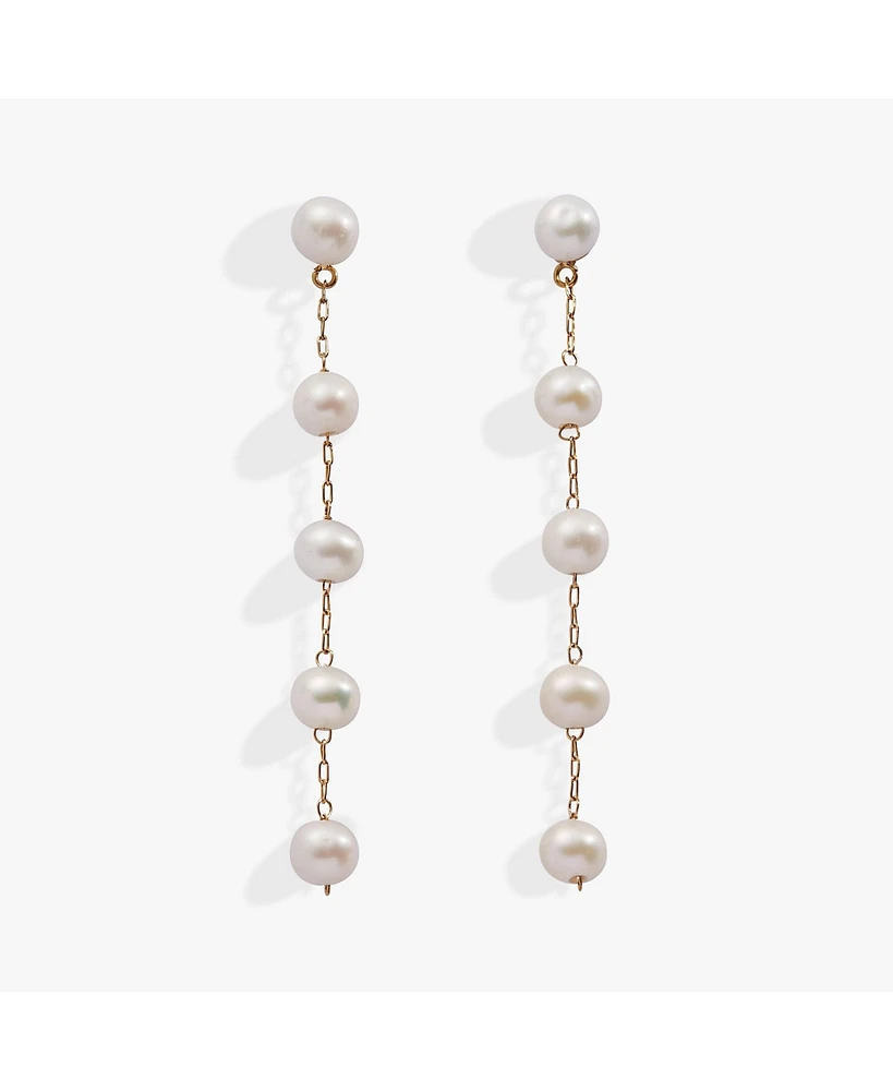 Freshwater Pearl Linear Earring