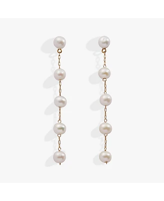 Freshwater Pearl Linear Earring