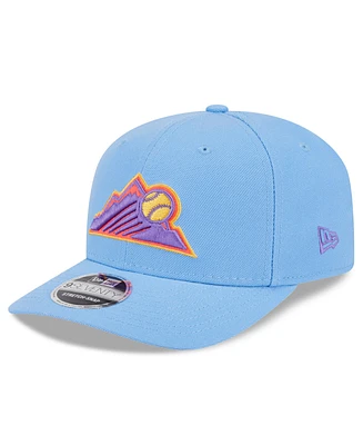 New Era Men's Light Blue Colorado Rockies 2025 City Connect 9SEVENTY Adjustable Hat