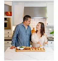 Artisan Organic Wood Anti-Bacterial Cutting Board – Durable, Natural Kitchen Board for Safe Food Prep