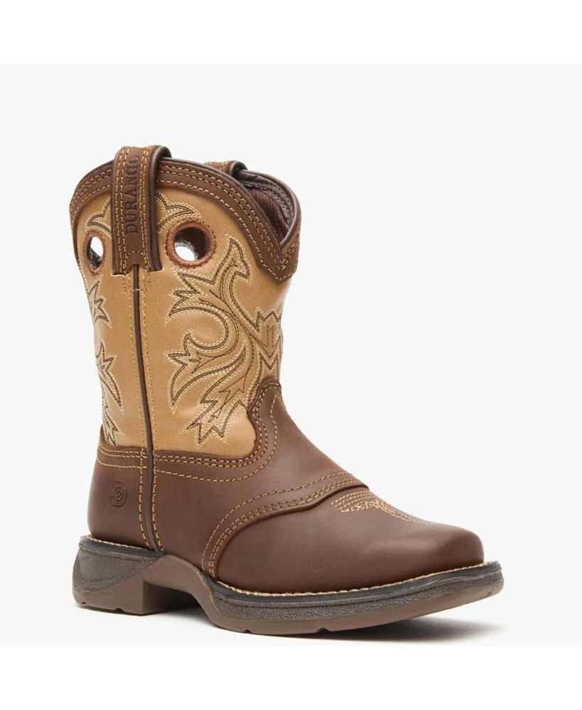 Durango Boys Lil Rebel by Kids Brown Tan Western Boot