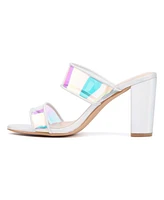 Fashion To Figure Women's Berlynne Block Heel Sandal - Wide Width
