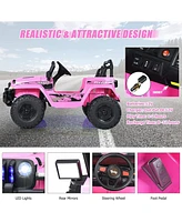 12V Kids Ride-on Jeep Car with 2.4 G Remote Control