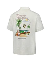 Tommy Bahama Men's White Milwaukee Brewers Grand Slam Bay Camp Button-Up Shirt