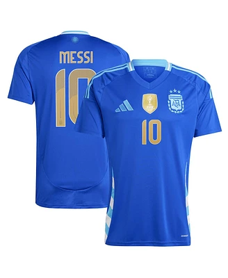 Adidas Men's Lionel Messi Blue Argentina National Team 2024 Away Replica Player Jersey