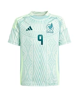 Adidas Big Boys and Girls Raul Jimenez Green Mexico National Team 2024 Away Replica Player Jersey