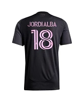 Adidas Men's Jordi Alba Ramos Black Inter Miami Cf 2025 The Fortitude Kit Replica Player Jersey