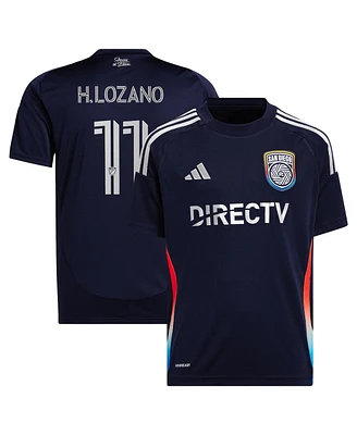 Adidas Big Boys and Girls Hirving Lozano Navy San Diego Fc 2025 State of Flow Replica Player Jersey