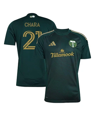 Adidas Men's Diego Chara Green Portland Timbers 2025 Forever Gold Replica Player Jersey