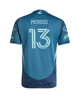 Adidas Men's Jordan Morris Blue Seattle Sounders Fc 2025 The Salish Sea Kit Authentic Player Jersey