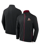 Fanatics Men's Black Arizona Coyotes Authentic Pro Rink Coaches Full-Zip Jacket