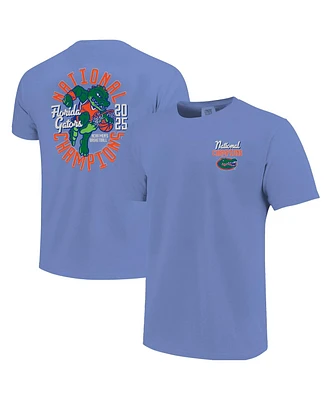Image One Big Boys and Girls Blue Florida Gators 2025 Ncaa Men's Basketball National Champions Comfort Colors Mascot T-Shirt