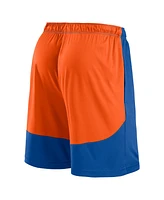 Fanatics Men's Royal/Orange New York Mets Launch Polyester Shorts
