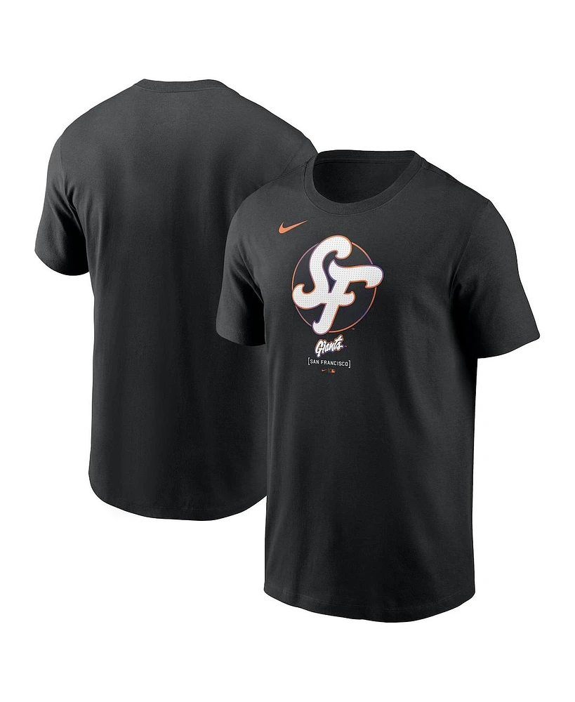 Nike Men's Black San Francisco Giants 2025 City Connect Large Logo T-Shirt