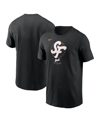 Nike Men's Black San Francisco Giants 2025 City Connect Large Logo T-Shirt