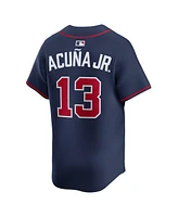 Nike Men's Ronald Acuna Jr. Navy Atlanta Braves Alternate Limited Jersey