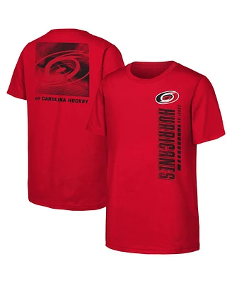 Outerstuff Big Boys and Girls Red Carolina Hurricanes Atmosphere T-Shirt