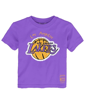 Mitchell & Ness Toddler Purple Los Angeles Lakers Favorite Team T-Shirt
