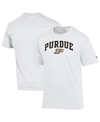 Champion Men's White Purdue Boilermakers Arch Over Logo T-Shirt