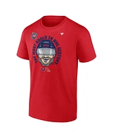 Fanatics Men's Alexander Ovechkin Athletic Red Washington Capitals Nhl All-Time Leading Goal Scorer Caricature T-Shirt