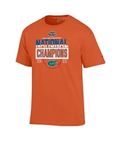 Champion Men's Orange Florida Gators 2025 Ncaa Basketball National Champions T-Shirt