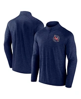 Fanatics Men's Alexander Ovechkin Navy Washington Capitals Nhl All-Time Leading Goal Scorer GR8 895 Quarter-Zip Top