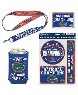 Wincraft Florida Gators 2025 Ncaa Men's Basketball National Champions Fan, Pack of 4