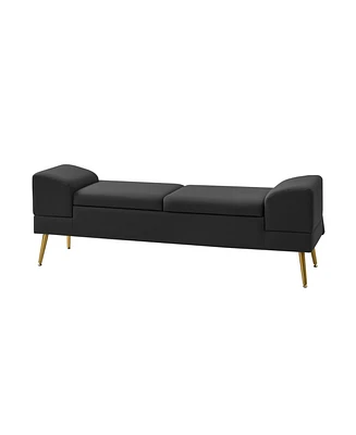 Gema Modern Storage Bench with Usb Ports