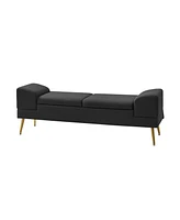 Gema Modern Storage Bench with Usb Ports