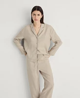 Mango Women's Linen-Blend Pants
