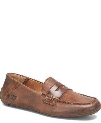 Born Men's Marcel Nubuck Leather Penny Loafers