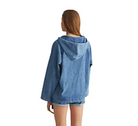 Labeca London Women's Denim Hoodie