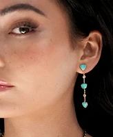 Ettika Turquoise Solstice Dangle Earrings