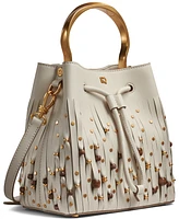 Donna Karan New York Lawrence Beaded Laser-cut Bucket Bag