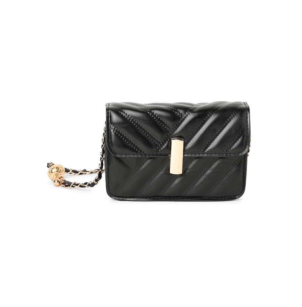 Women's Blackberry Babe Black Cross Body Bag