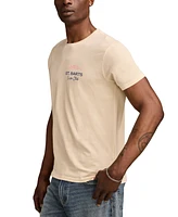Lucky Brand Men's St. Barts Swim Club Short Sleeve Crewneck Graphic T-Shirt