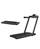 2.25HP 2-in-1 Folding Treadmill with App and Remote Control Speaker