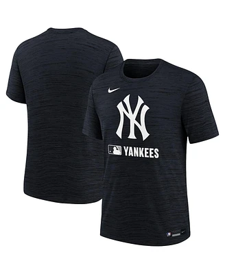 Nike Big Boys and Girls Navy New York Yankees Authentic Collection Velocity Performance T-Shirt