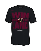 Nike Men's and Women's Black Cleveland Cavaliers 2025 Nba Playoffs On-Court Mantra T-Shirt