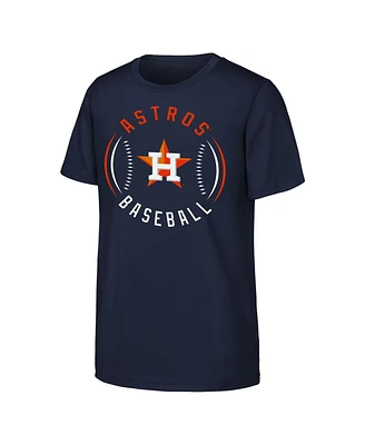 Outerstuff Big Boys and Girls Navy Houston Astros Golden Glove T-Shirt