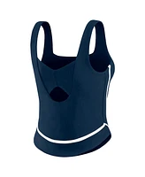 Wear by Erin Andrews Women's Navy Houston Astros Square Neck Tank Top
