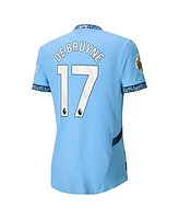 Puma Men's Kevin De Bruyne Light Blue Manchester City 2024/25 Home Authentic Player Jersey