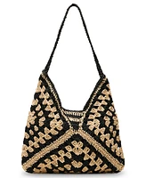 Steve Madden Bora Small Crochet Hobo Bag