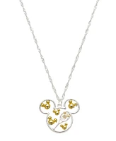 Disney Mickey Mouse Cubic Zirconia Tennis Pendant Necklace