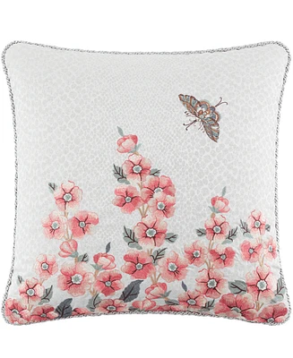 Rose Tree Talia Embroidered Decorative Pillow, 20" x 20"